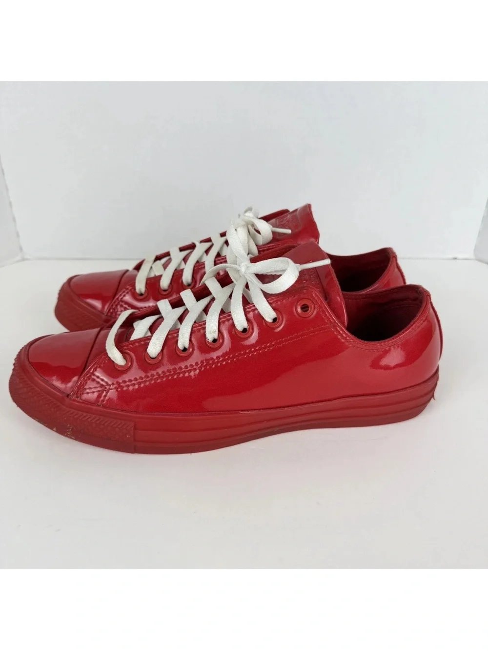 Converse Chuck Taylor All Star Ox Low Top Casino Triple Red Men’s Size 11 - Picture 6 of 10